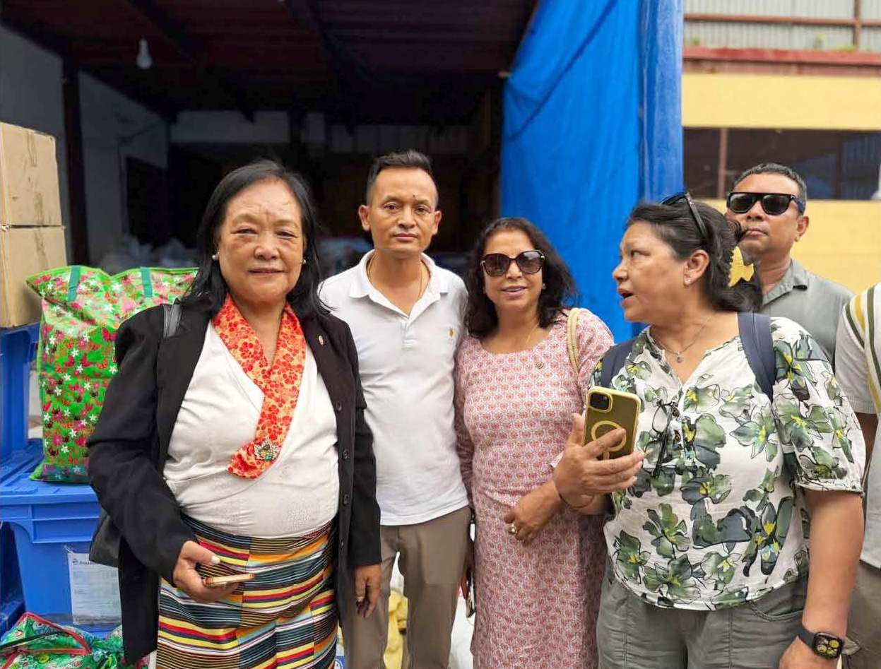 Bhotekoshi-Trishuli Mega Flood (River Tsunami) Relief Materials Distribution at Mustang Gumba, Kathmandu