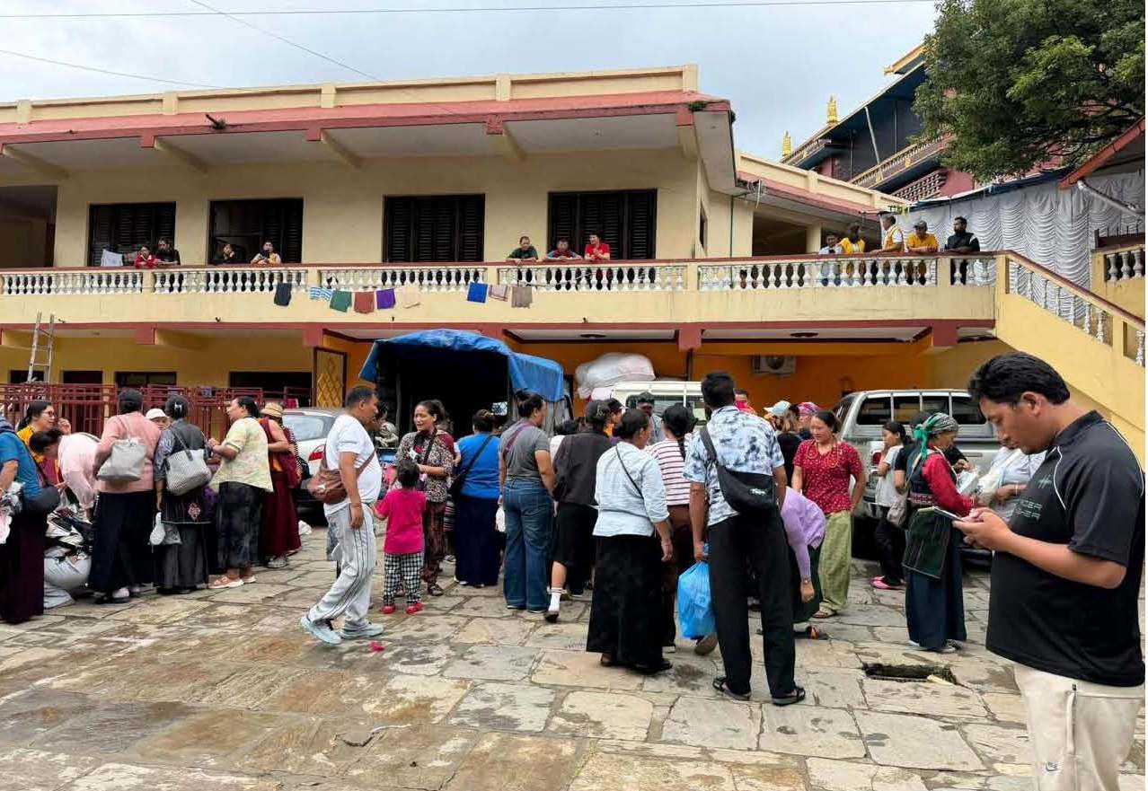 Bhotekoshi-Trishuli Mega Flood (River Tsunami) Relief Materials Distribution at Mustang Gumba, Kathmandu