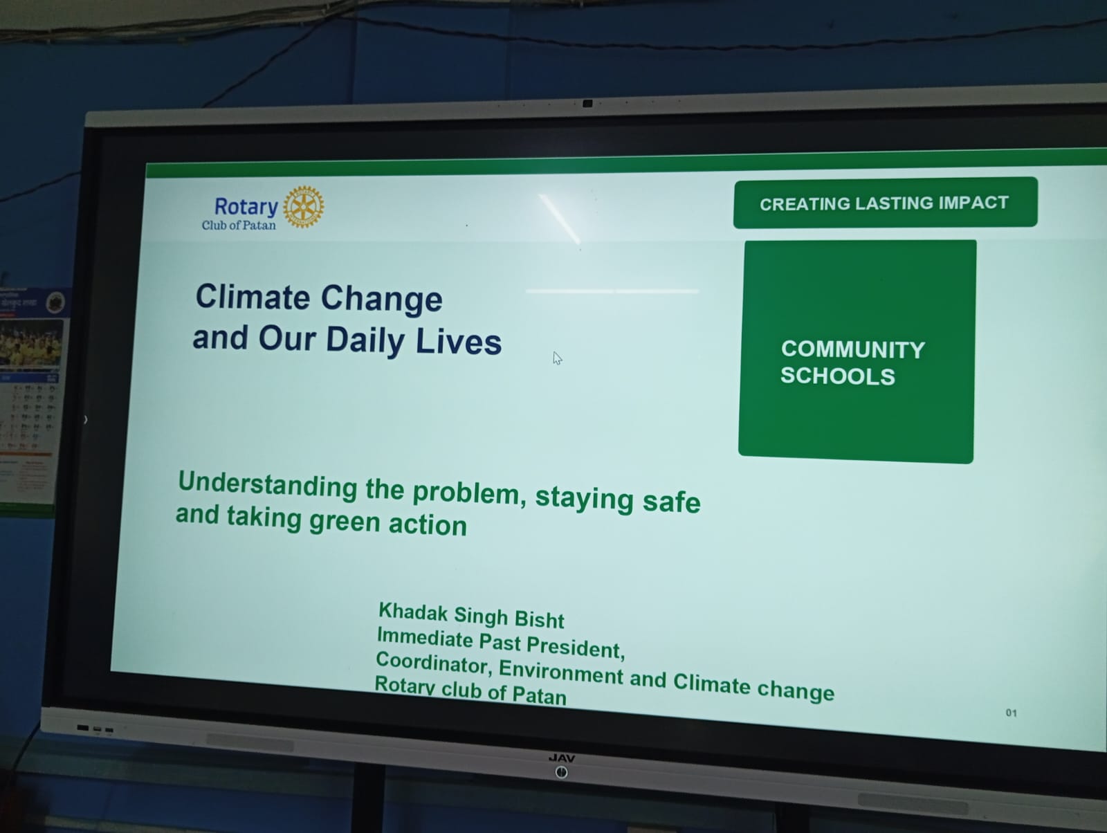 Global Warming and Climate Change Awareness Program  at Shree Udaya Kharka Secondary School , Thapagaun