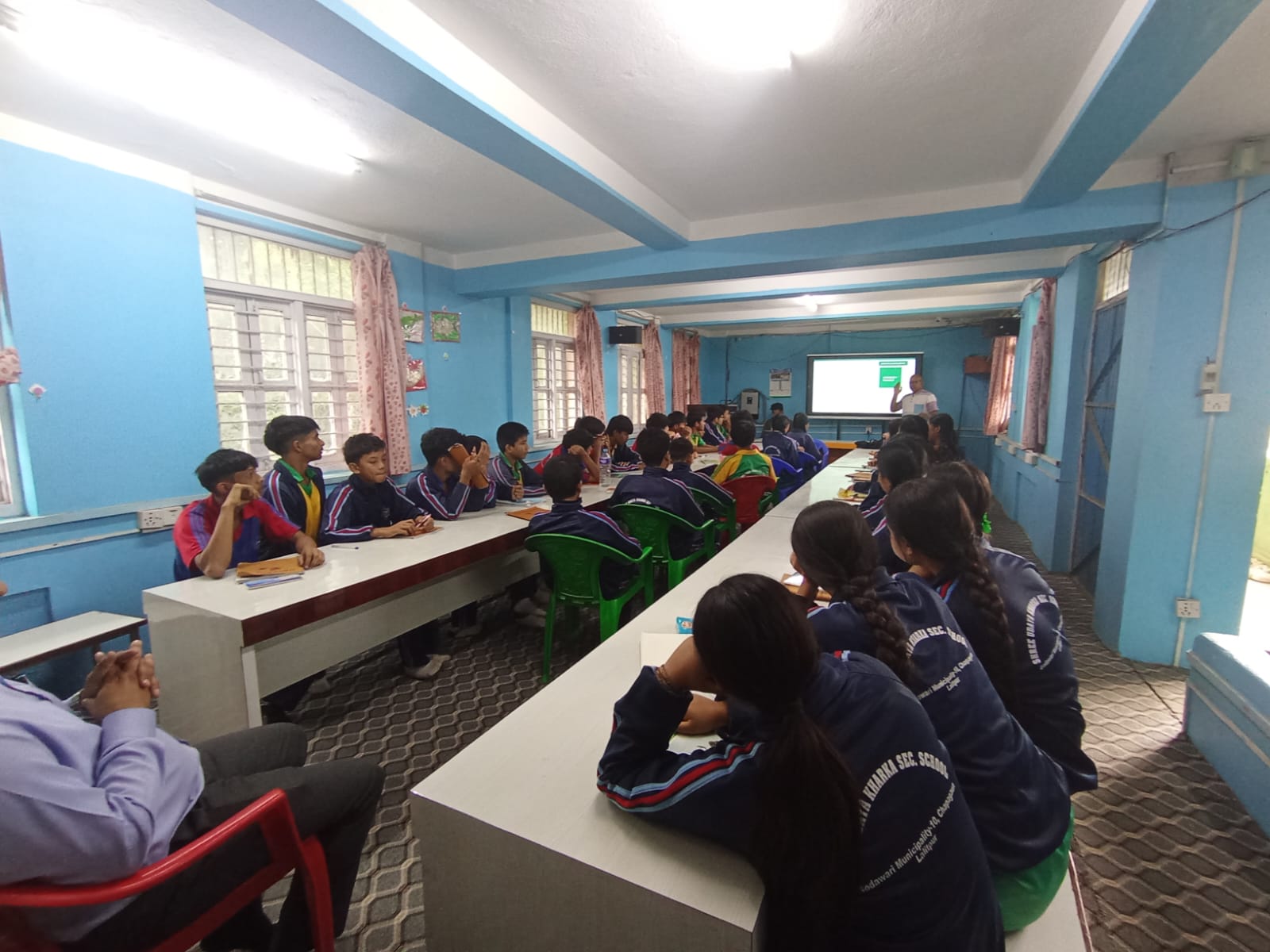 Global Warming and Climate Change Awareness Program  at Shree Udaya Kharka Secondary School , Thapagaun