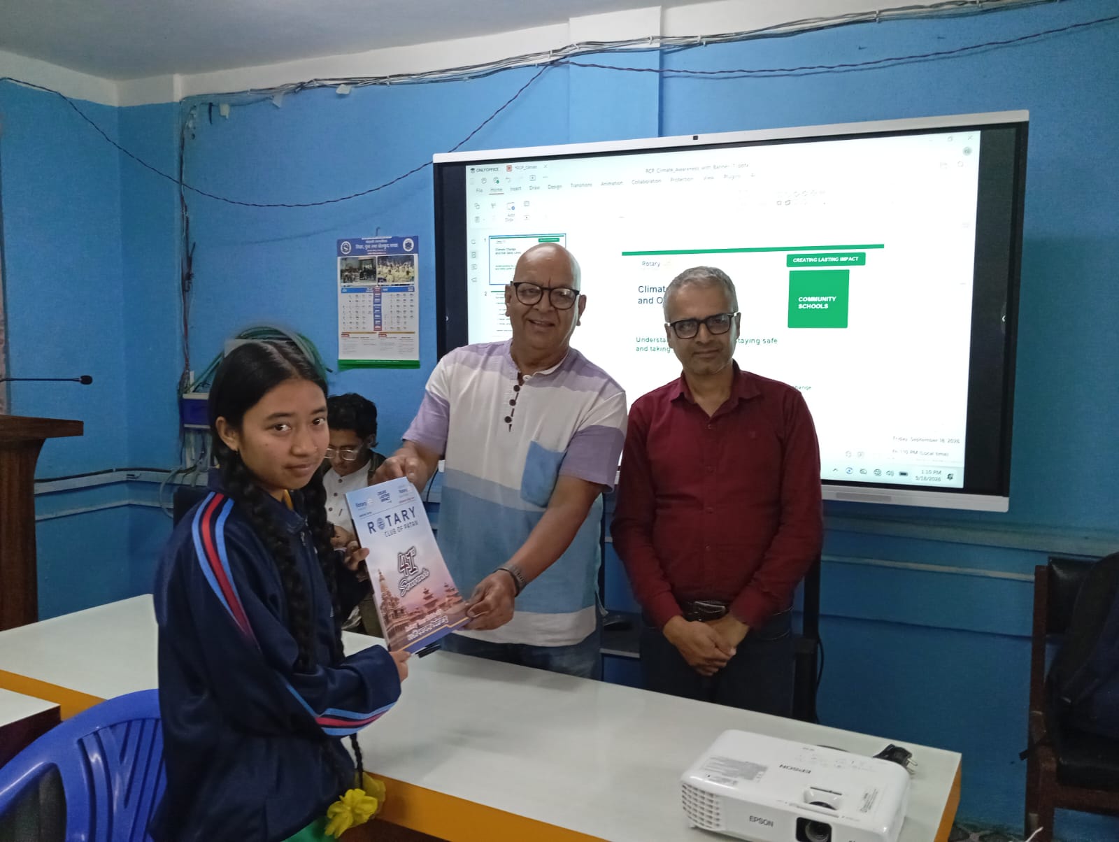 Global Warming and Climate Change Awareness Program  at Shree Udaya Kharka Secondary School , Thapagaun